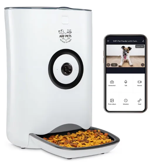  Arf Pets Smart Automatic Wi-Fi Enabled Pet Feeder with HD Camera